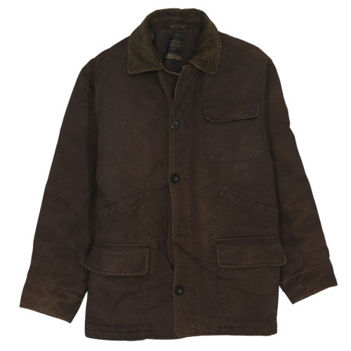 Best Way Men’s Brown Cotton Field Jacket M Workwear Coat