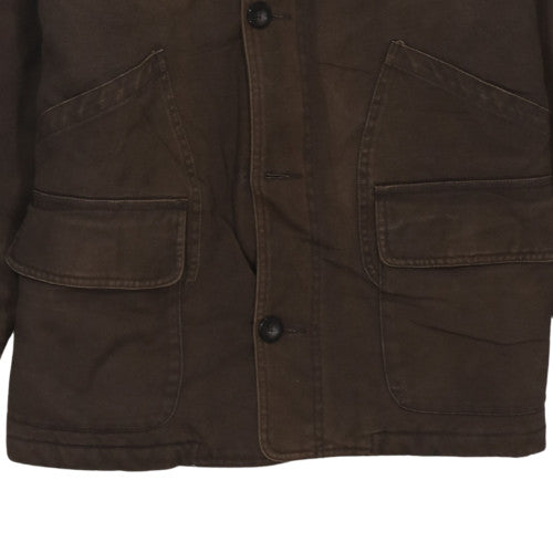 Best Way Men’s Brown Cotton Field Jacket M Workwear Coat