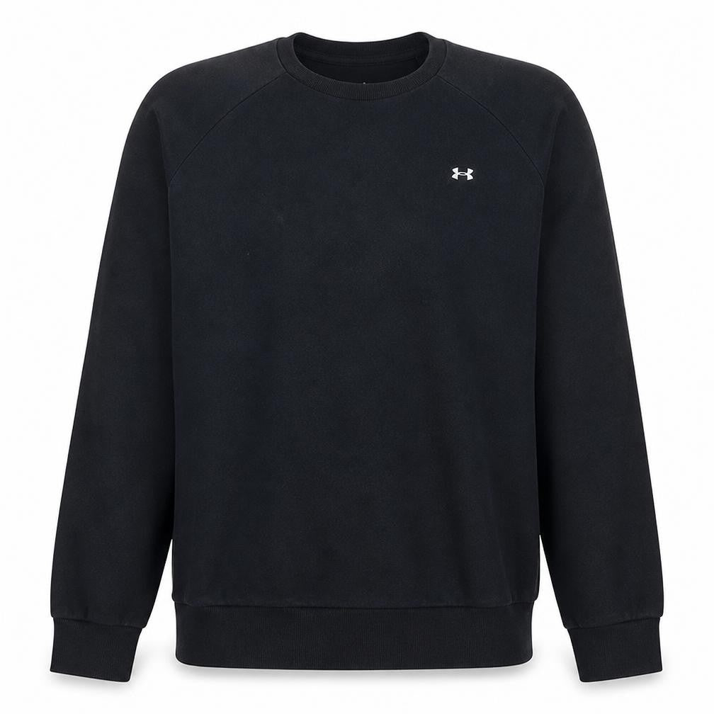 Under Armour Men's Black Medium Crew Neck Pullover Sweatshirt