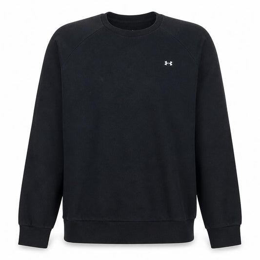 Under Armour Men's Black Medium Crew Neck Pullover Sweatshirt