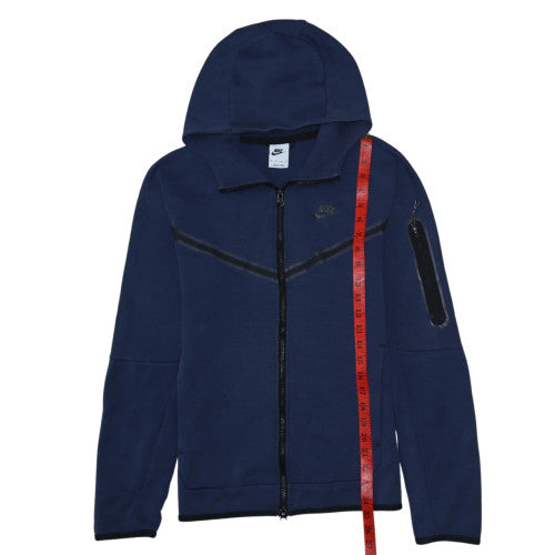 Nike Men's Blue Full Zip Hoodie XS Fleece Sportswear