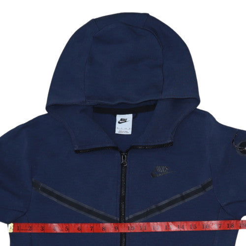 Nike Men's Blue Full Zip Hoodie XS Fleece Sportswear