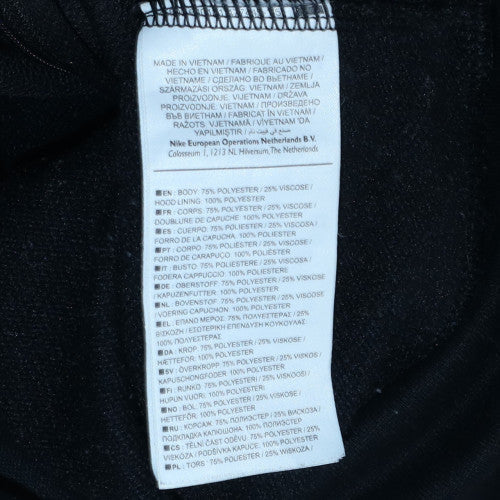 Nike Women's Black Dri-FIT Full Zip Hoodie Size M