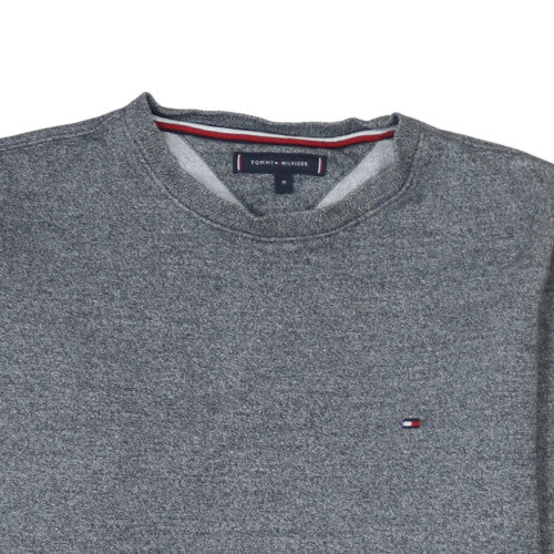 Tommy Hilfiger Men's Grey Crew Neck Sweatshirt Size M Classic Cotton Blend