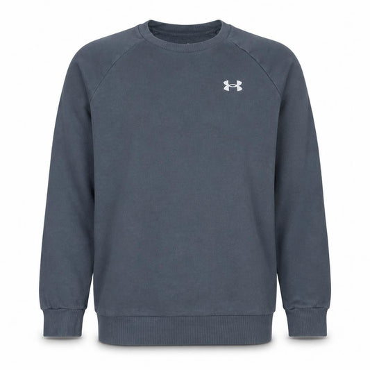Under Armour Men's Grey Small Crew Neck Pullover Sweatshirt