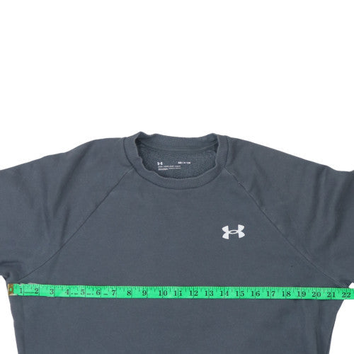 Under Armour Men's Grey Small Crew Neck Pullover Sweatshirt