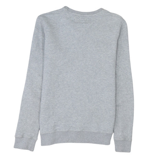 Calvin Klein Mens Grey Crew Neck Logo Sweatshirt Size S