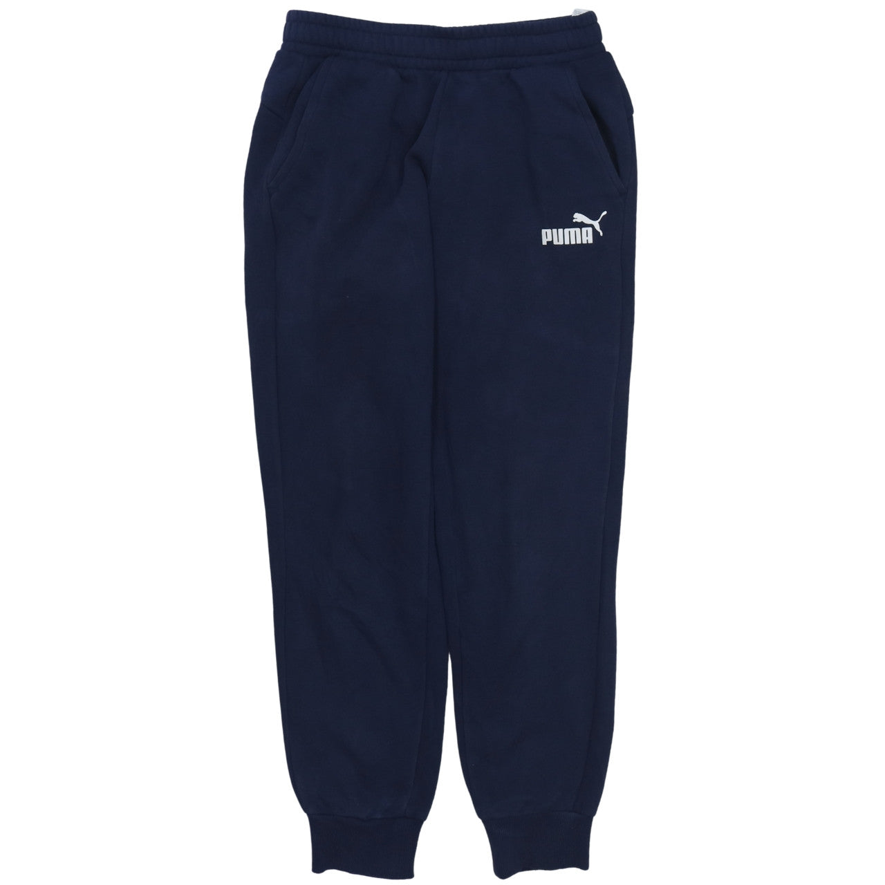 Puma Men's Blue Jogger Sweatpants Size S Fleece Regular Fit
