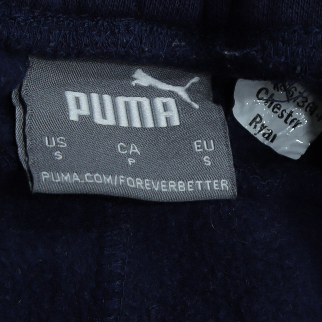 Puma Men's Blue Jogger Sweatpants Size S Fleece Regular Fit