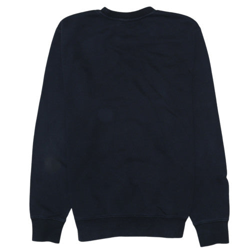 Nike Men's Black Small Crew Neck Graphic Print Pullover Sweatshirt