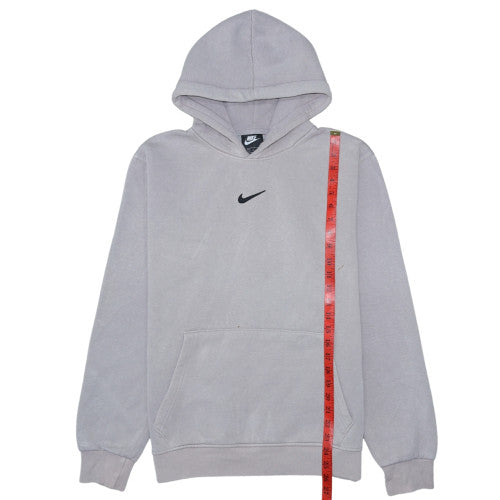 Nike Women’s Grey Pullover Hoodie Size L Cotton Blend Casual