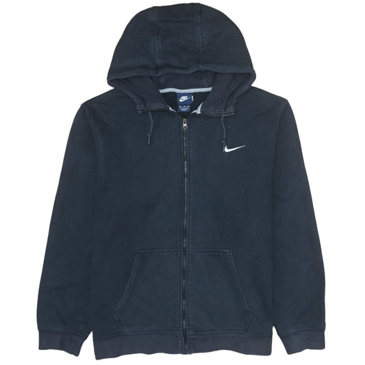 Nike Mens Black 2XL Full Zip Hoodie Sweatshirt Fleece