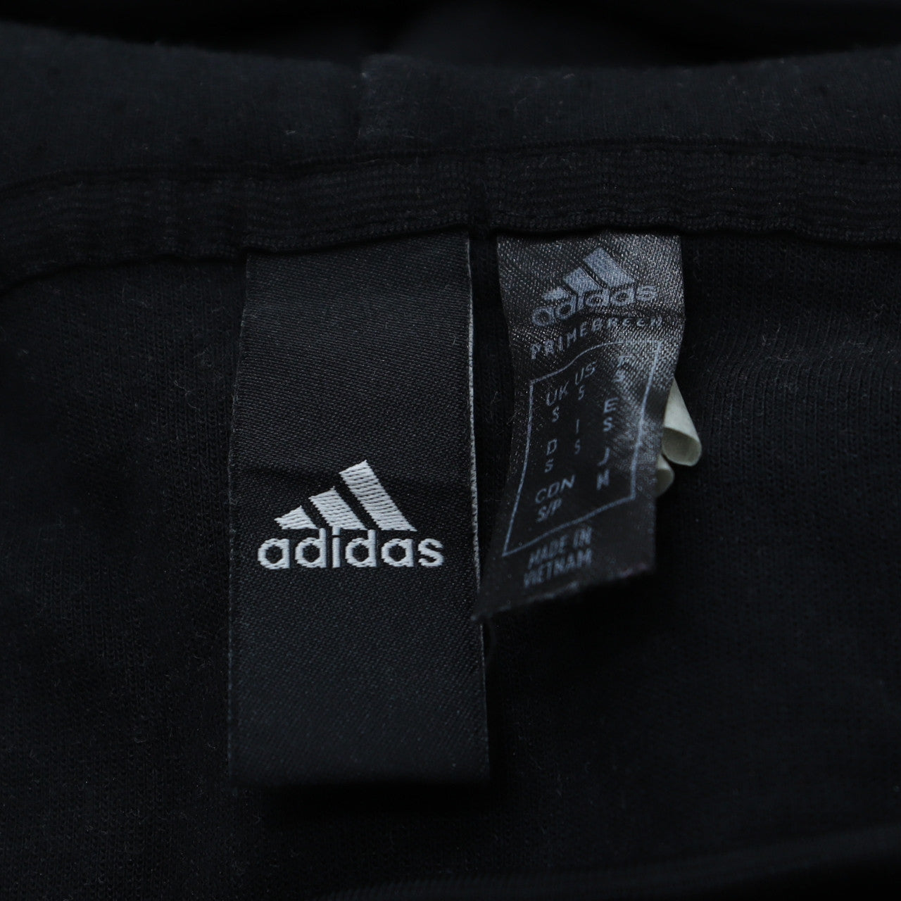 Adidas Men’s Black Full Zip Hoodie Small Fleece Sportswear