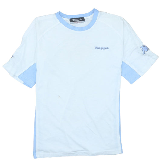 Kappa Men’s Light Blue Crew Neck Short Sleeve Cotton T-Shirt Medium