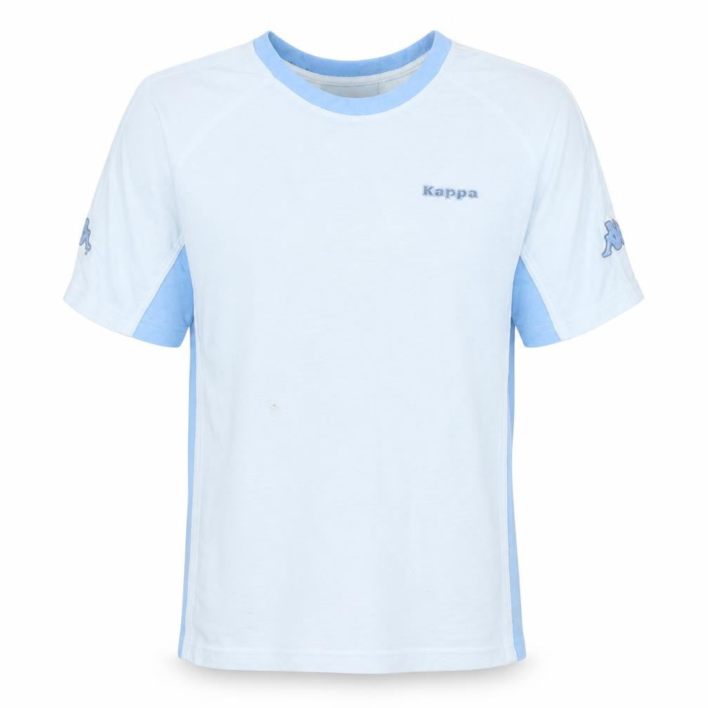 Kappa Men’s Light Blue Crew Neck Short Sleeve Cotton T-Shirt Medium