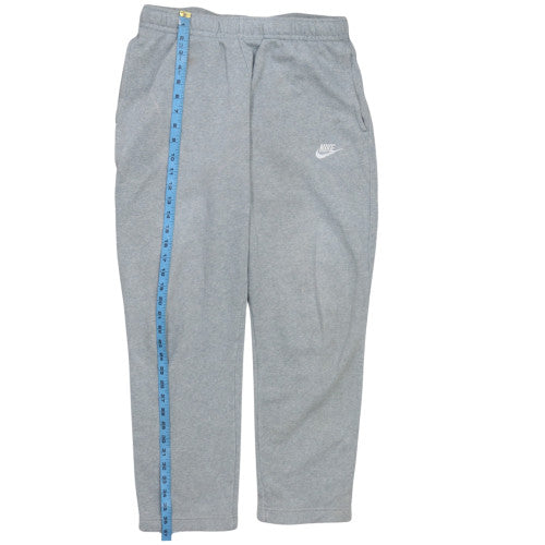 Nike Mens Grey M Jogger Sweatpants Elastic Waist Soft Fleece
