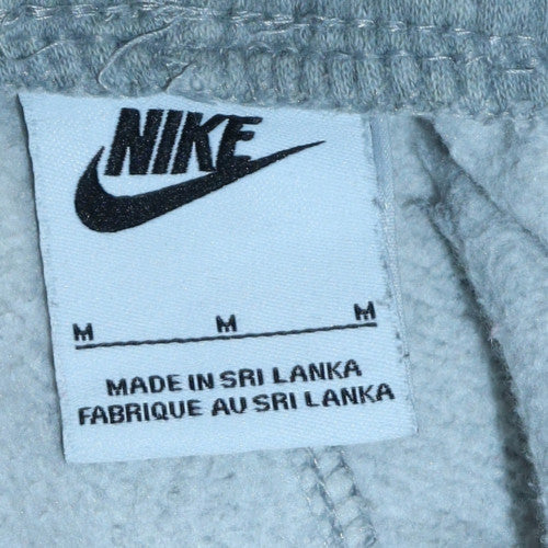 Nike Mens Grey M Jogger Sweatpants Elastic Waist Soft Fleece