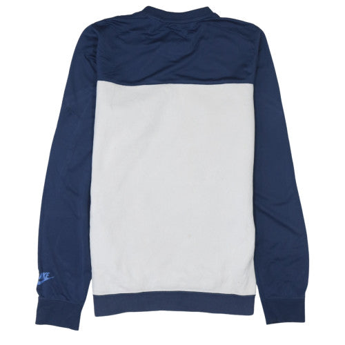Nike Men's Blue Crew Neck Pullover Graphic Sweatshirt XS