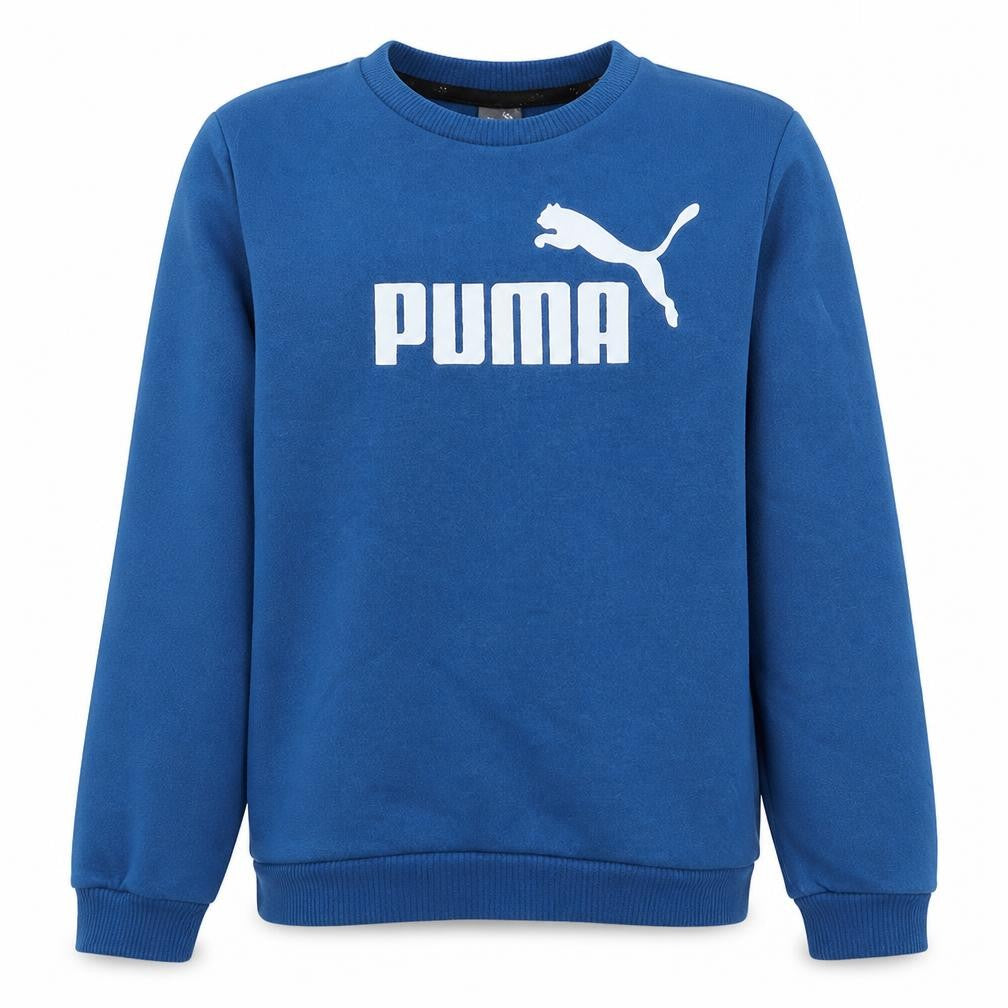 Puma Boys Blue Crew Neck Pullover Sweatshirt 15-16 Years Classic Logo