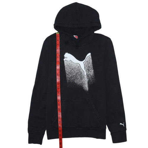 Puma Womens Black Size 14 Pullover Hoodie Sweatshirt