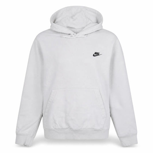 Nike Women White Pullover Hoodie Small Cotton Blend Casual
