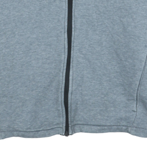 Puma Boys Grey Full Zip Hoodie Size 16 Years Cotton Blend Sportswear