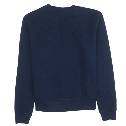 Fila Womens Navy Blue Pullover Sweatshirt Size 16 Crew Neck Classic Fit