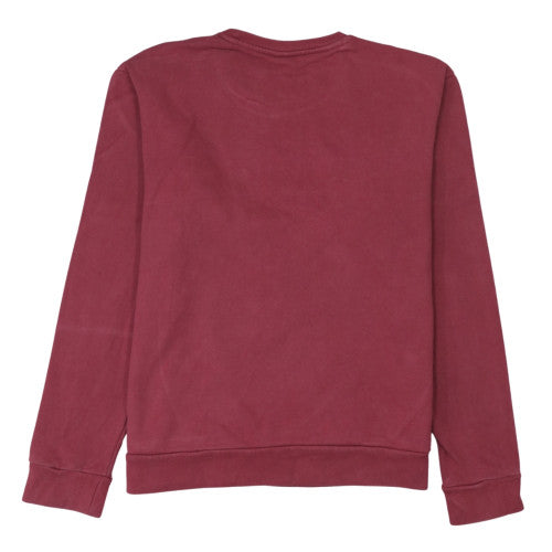 Hugo Boss Men's Red Crew Neck Logo Sweatshirt Size L