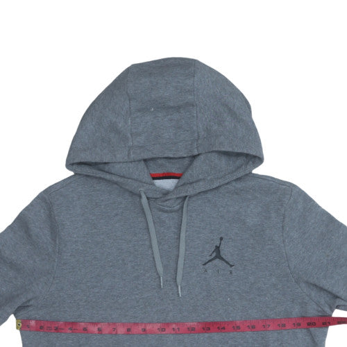 Jordan Men's Grey Pullover Hoodie M Regular Fit Sportswear