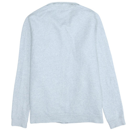 Nike Men's Grey Full Zip Fleece Sweatshirt Size M