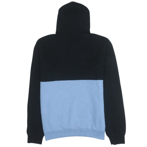 FILA Mens XL Black Blue Red Pullover Hoodie Sweatshirt