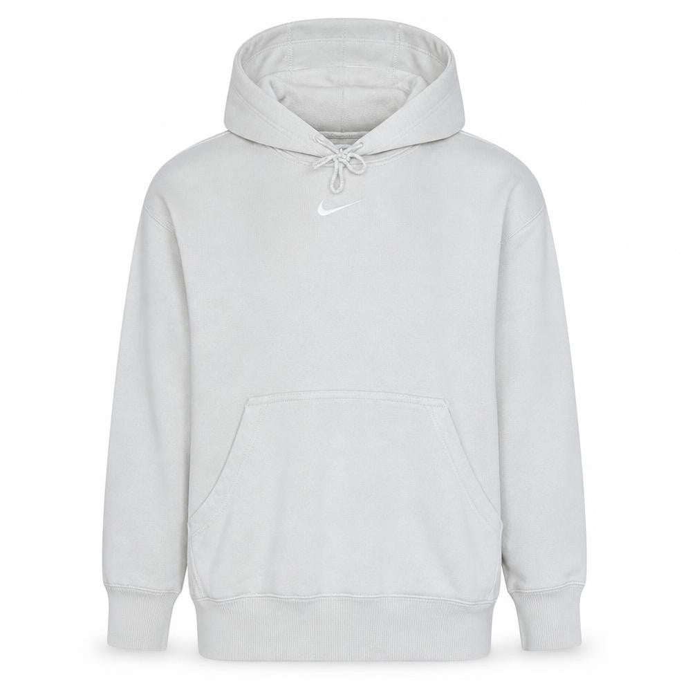 Nike Men's White Pullover Hoodie M Regular Fit Fleece