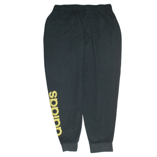 Adidas Womens Black Jogger Sweatpants Size L Elastic Waist Pockets