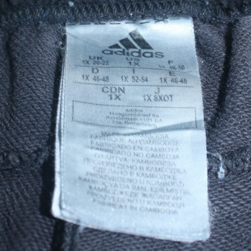 Adidas Womens Black Jogger Sweatpants Size L Elastic Waist Pockets