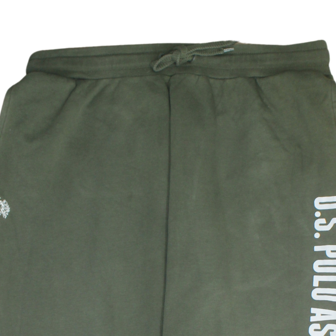 U.S. Polo Assn. Men Green Jogger Fleece Trousers XL Regular Fit