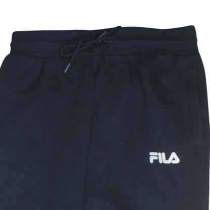 Additional view of Fila Men's Black Jogger Sweatpants Small - Logo Side Stripe