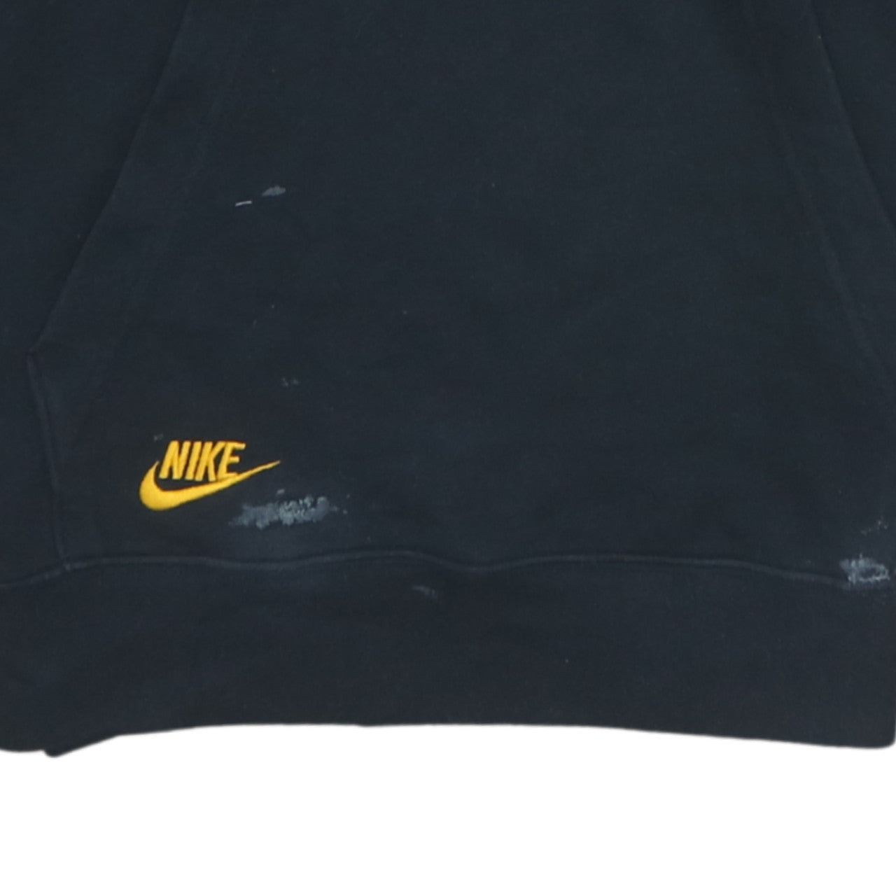 Nike Mens Black Pullover Hoodie M Logo Fleece Sportswear