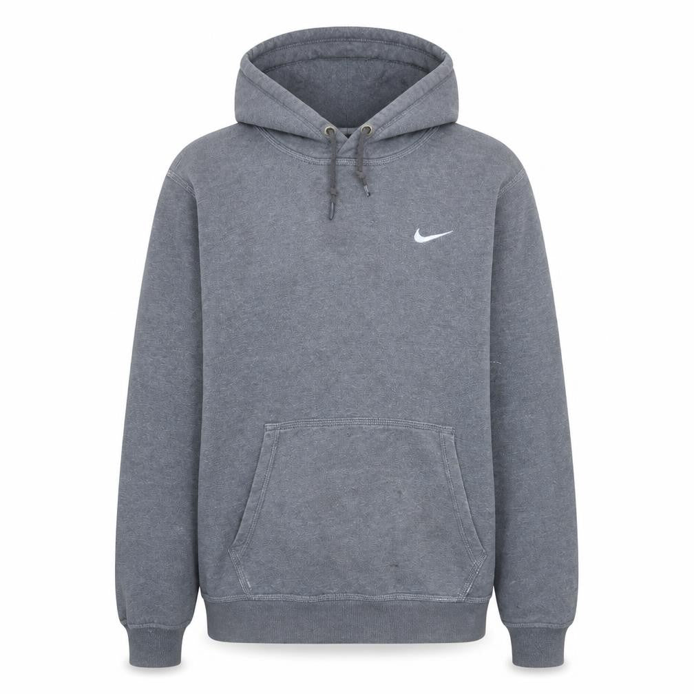 Nike Men's Grey Pullover Hoodie Small Regular Fit Fleece
