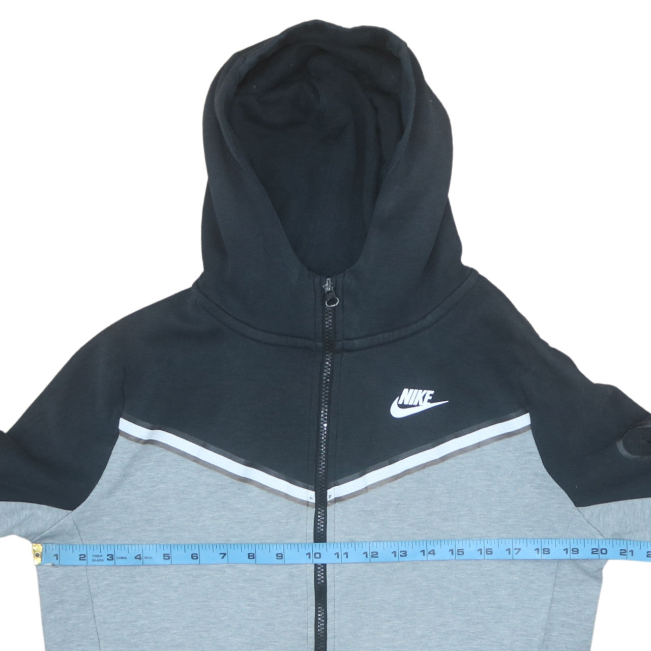 Nike Teens Grey Full Zip Hoodie XL Sports Fleece