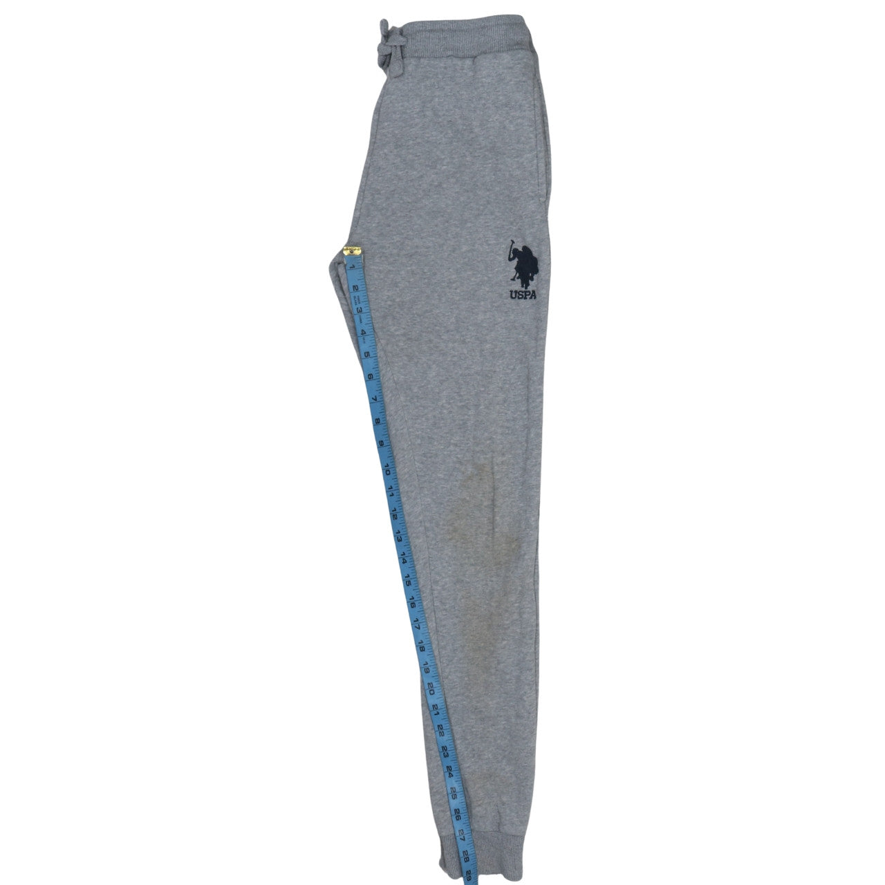 U.S. Polo Assn. Teens Grey Jogger Sweatpants 12-13 Regular Fit