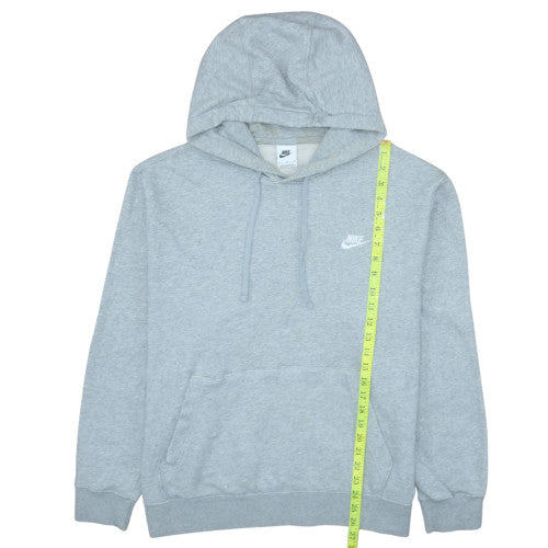 Nike Men's Grey XL Pullover Hoodie Fleece Regular Fit Sportswear