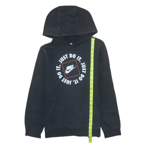 Nike Men's Black Pullover Hoodie L Classic Fit Sports Graphic