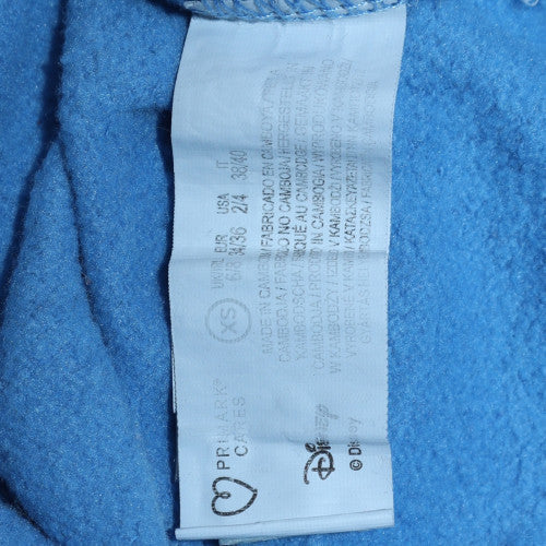 Disney Women’s Blue Stitch Sweatshirt XS Crew Neck Pullover