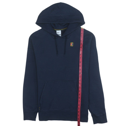 Nike Men's Blue Pullover Hoodie M Loose Fit Sports Fleece