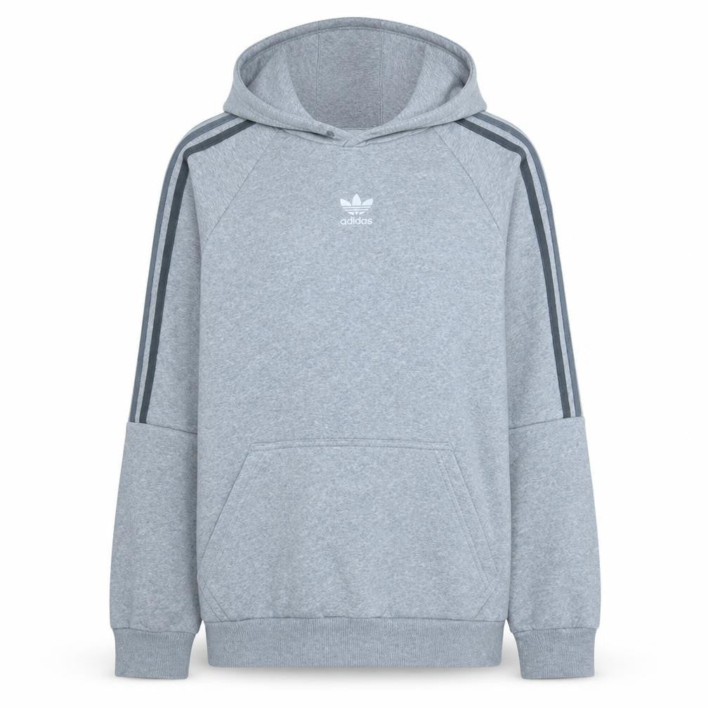 Adidas Men's Grey Pullover Hoodie Size M Regular Fit