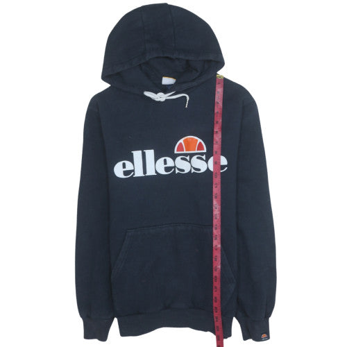 Ellesse Womens Navy Hoodie UK 12 Pullover Hooded Sweatshirt