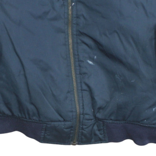 Overtime Men's Blue Bomber Jacket Size M Regular Fit Winter Style
