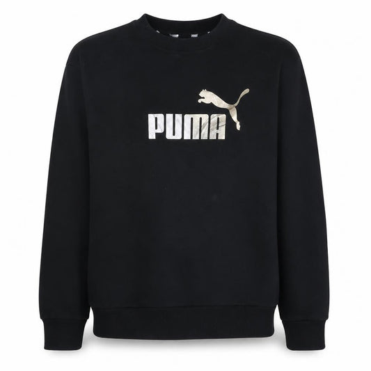 Puma Men's Black Medium Pullover Crew Neck Sweatshirt