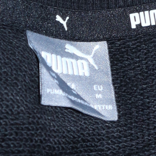 Puma Men's Black Medium Pullover Crew Neck Sweatshirt
