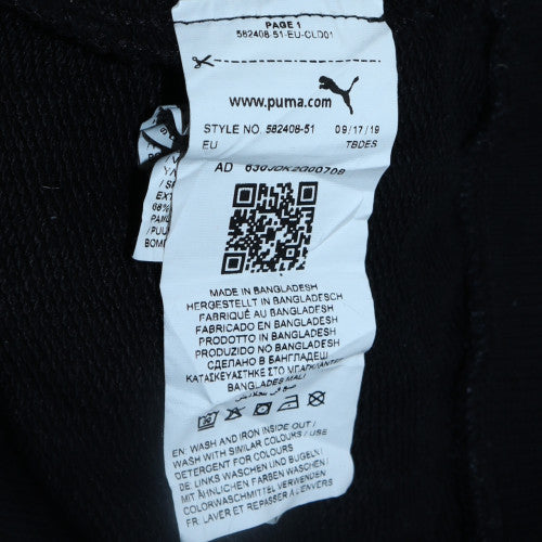 Puma Men's Black Medium Pullover Crew Neck Sweatshirt